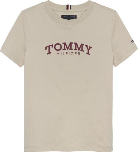 Tommy Hilfiger Monotype Print Graphic Εκρού T-Shirt