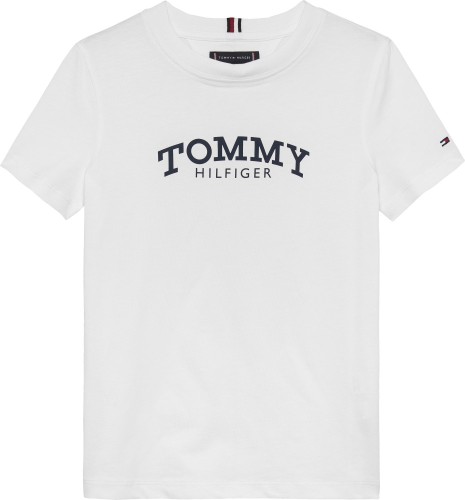 Tommy Hilfiger Monotype Print Graphic Λευκό T-Shirt