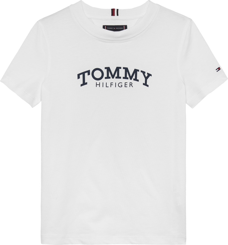 Tommy Hilfiger Monotype Print Graphic Λευκό T-Shirt