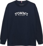 Tommy Hilfiger Μακρυμάνικο Μπλε T-Shirt Monotype Print