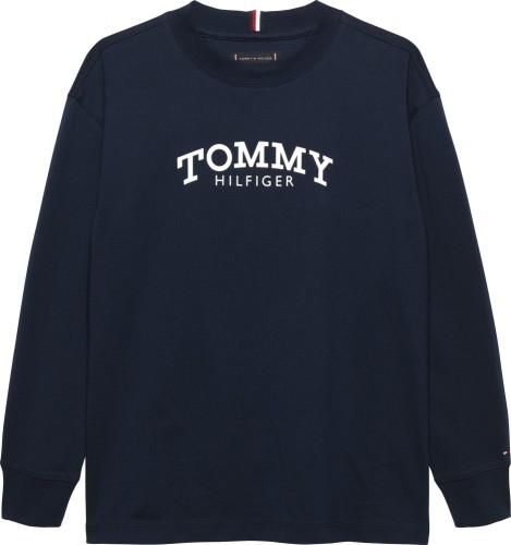 Tommy Hilfiger Μακρυμάνικο Μπλε T-Shirt Monotype Print