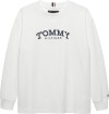 Tommy Hilfiger Μακρυμάνικο Λευκό T-Shirt Monotype Print