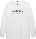 Tommy Hilfiger Μακρυμάνικο Λευκό T-Shirt Monotype Print