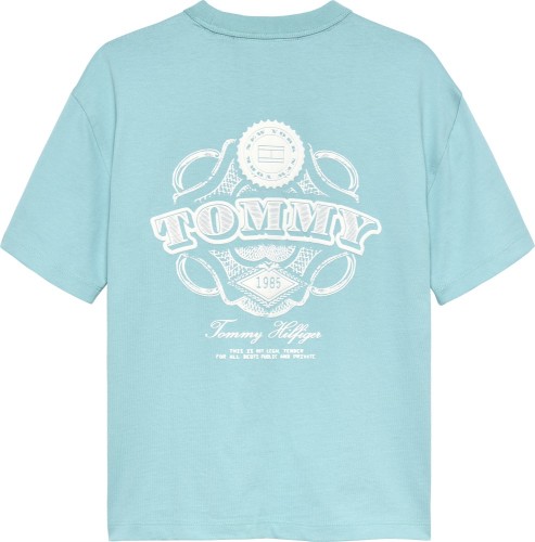 Tommy Hilfiger T-Shirt Puff Print Graphic Γαλάζιο