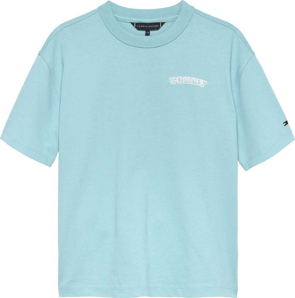 Tommy Hilfiger T-Shirt Puff Print Graphic Γαλάζιο