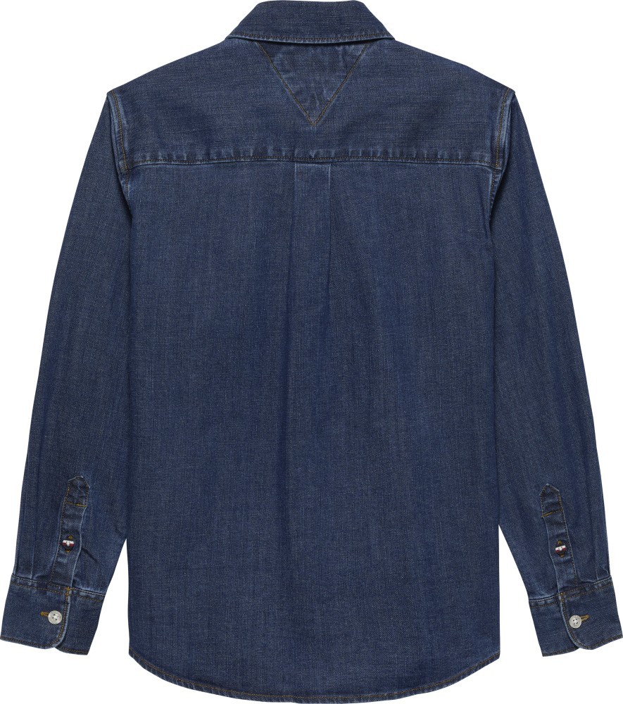 Tommy Hilfiger Μπλε Τζιν Πουκάμισο Relaxed