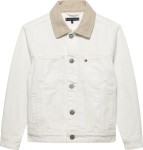 Tommy Hilfiger Ιβουάρ Τζιν Μπουφάν Heritage Flag Trucker