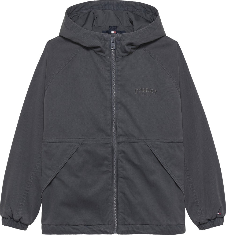 Tommy Hilfiger Ελαφρύ Μπουφάν Soft Dye Padded Μαύρο-Γκρι