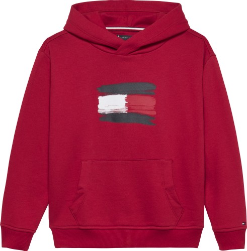 Φούτερ Μπλούζα με Σημαία Κόκκινη