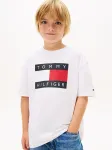 Tommy Hilfiger Λευκό T-Shirt Heritage Printed Flag
