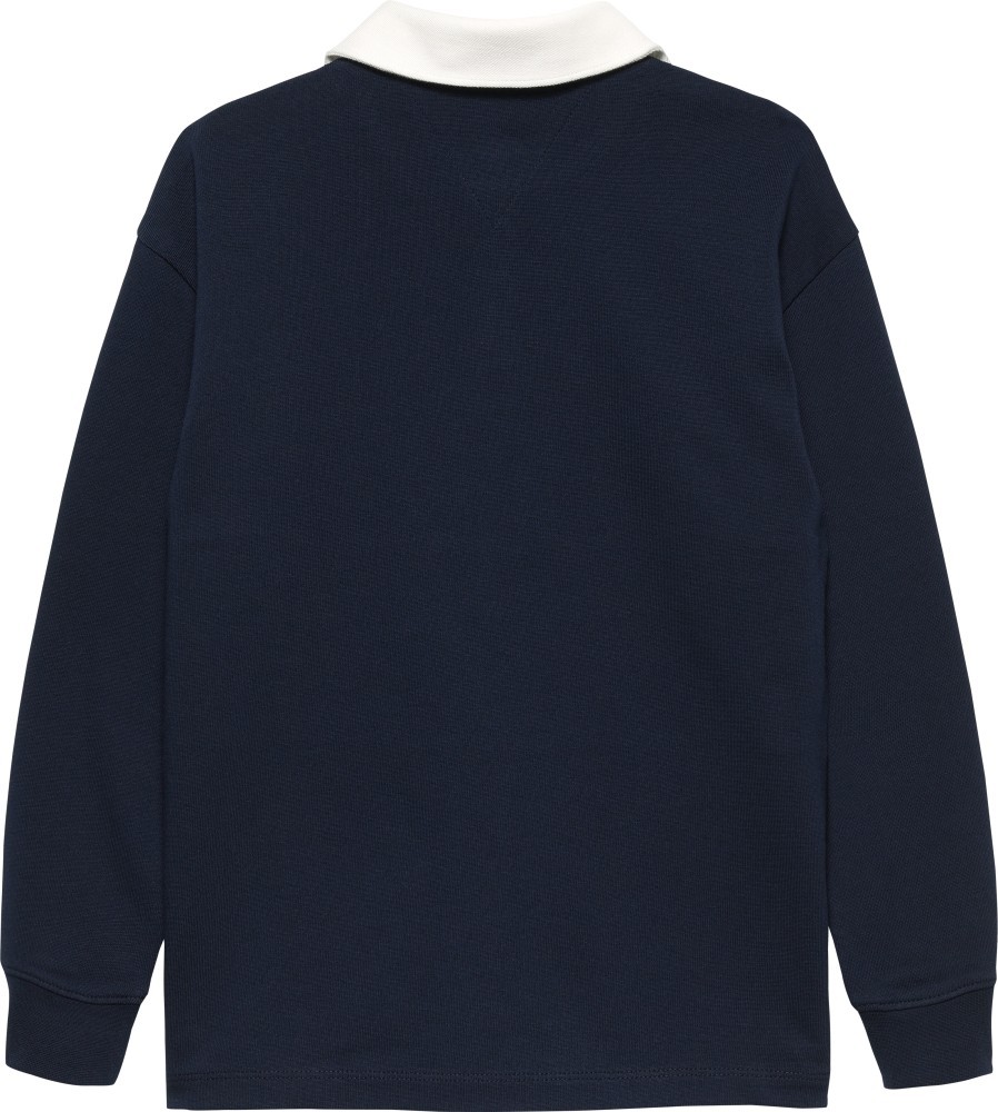 Tommy Hilfiger Μπλούζα με Γιακά Heritage Flag Polo Μπλε