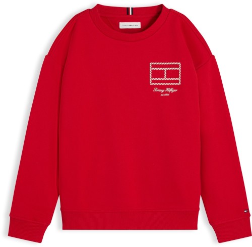 Tommy Hilfiger Φούτερ Μπλούζα Outline Flag Graphic