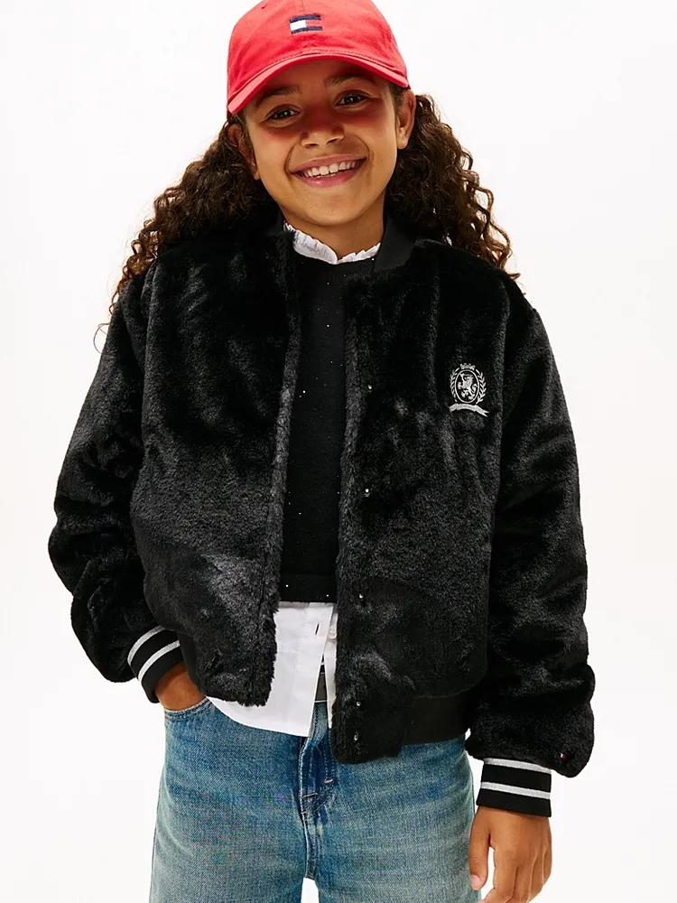 Bomber με Γούνα Faux Fur