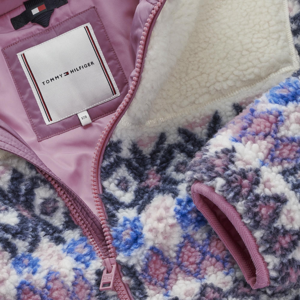 Μπουφάν Teddy Fair isle