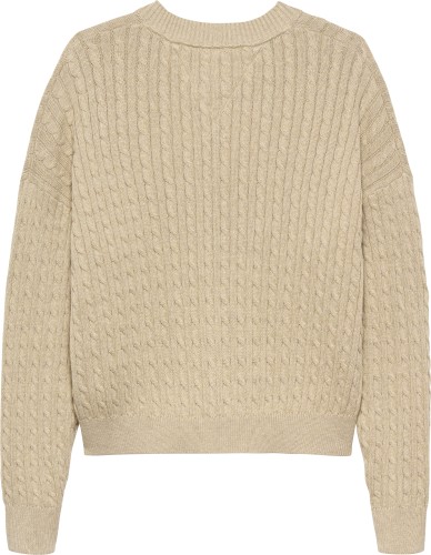 Ζακέτα με Πλέξη Cable