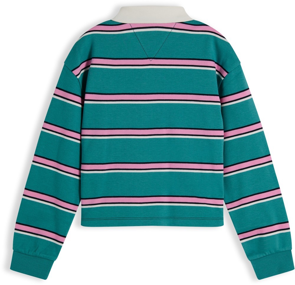 Tommy Hilfiger Ριγέ Μπλούζα Rugby με γιακά Polo