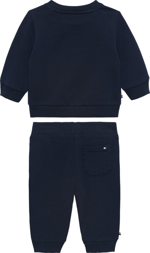 Tommy Hilfiger Φούτερ Βρεφικό Σετ Monotype Μπλε