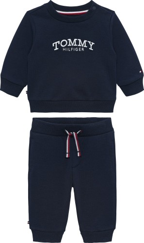 Tommy Hilfiger Φούτερ Βρεφικό Σετ Monotype Μπλε