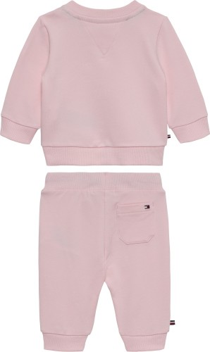 Tommy Hilfiger Φούτερ Βρεφικό Σετ Monotype Ροζ Tommy Hilfiger Φούτερ Βρεφικό Σετ Monotype Ροζ