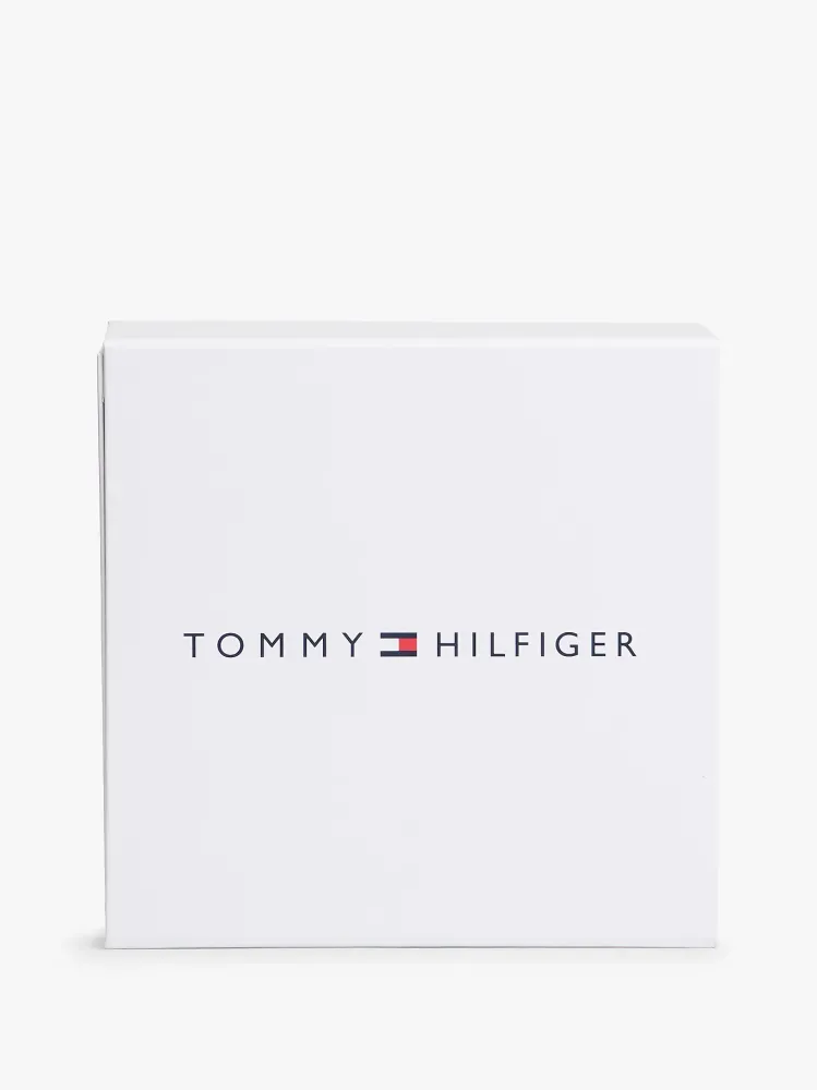Tommy Hilfiger Βρεφικό Ριγέ Σετ Πουκάμισο-Σορτς-Καπέλο σε κουτί Ithaca