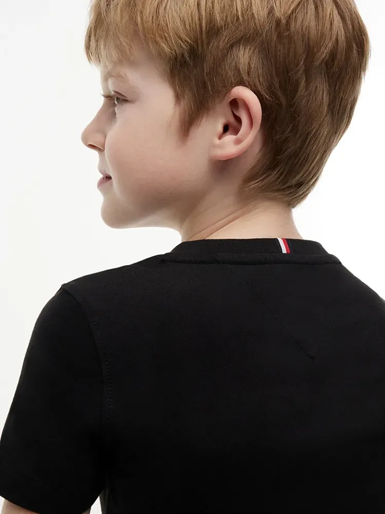 Tommy Hilfiger Μαύρο Essential Tee