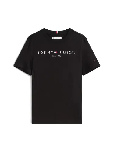 Tommy Hilfiger Μαύρο Essential Tee