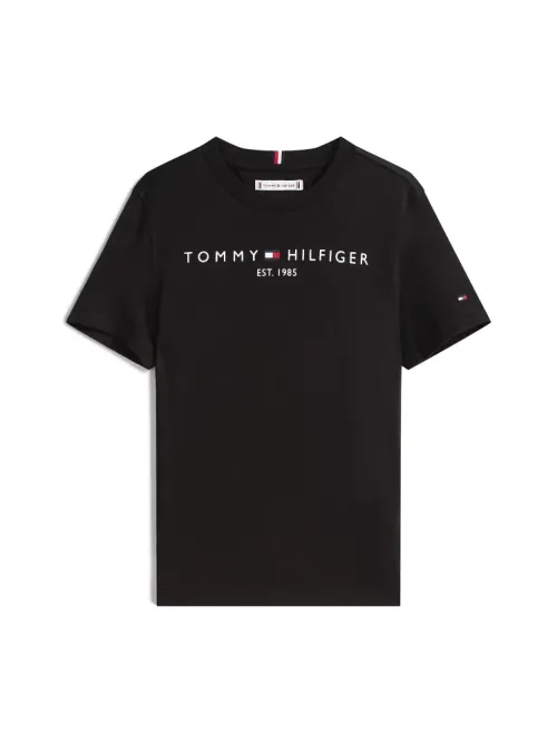Tommy Hilfiger Μαύρο Essential Tee