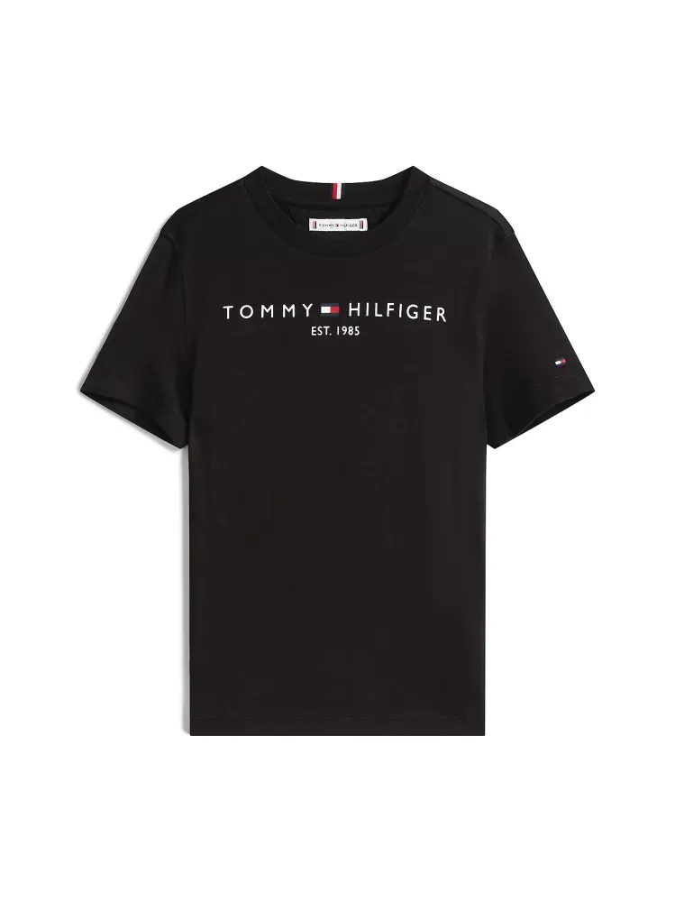 Tommy Hilfiger Μαύρο Essential Tee