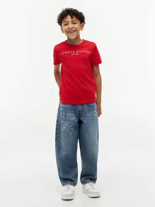 Tommy Hilfiger Κόκκινο Essential Tee 