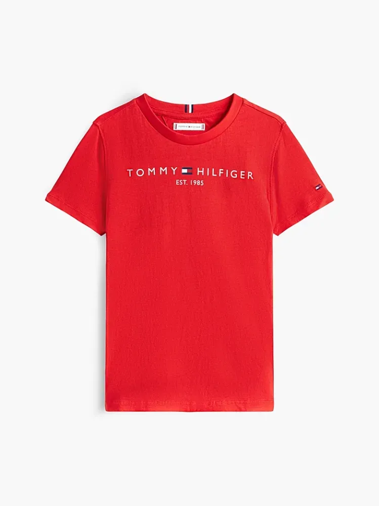 Tommy Hilfiger Κόκκινο Essential Tee 