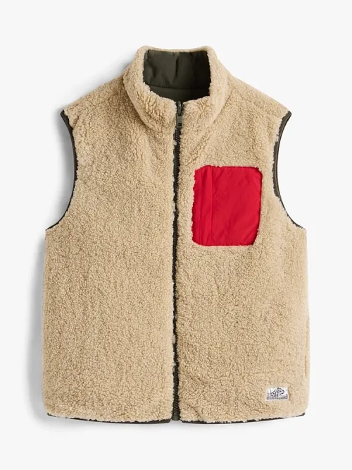 Γιλέκο Διπλής Όψης Teddy