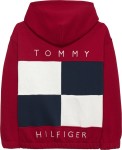Tommy Hilfiger Φούτερ Ζακέτα Κόκκινη Heritage Flag
