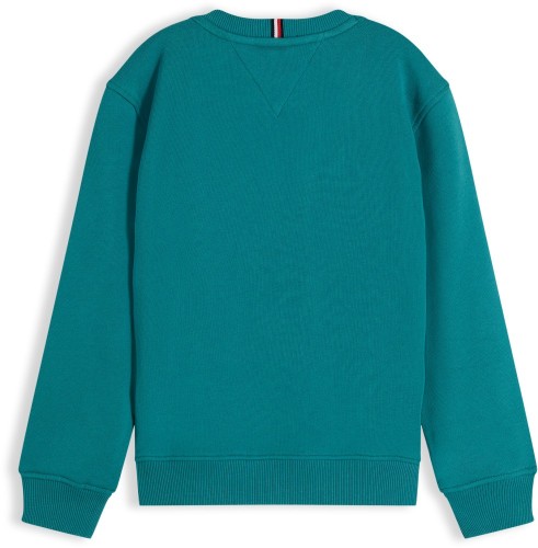 Tommy Hilfiger Φούτερ Μπλούζα Heritage Flag Πράσινη