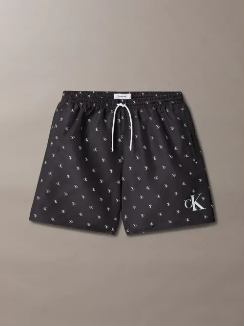 Calvin Klein Μαύρο Σορτς Μαγιό με Λογότυπο