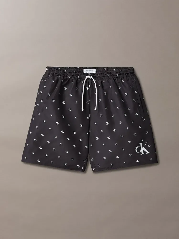 Calvin Klein Μαύρο Σορτς Μαγιό με Λογότυπο