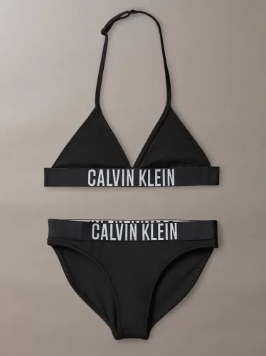 Calvin Klein Μαύρο Triangle Bikini Set