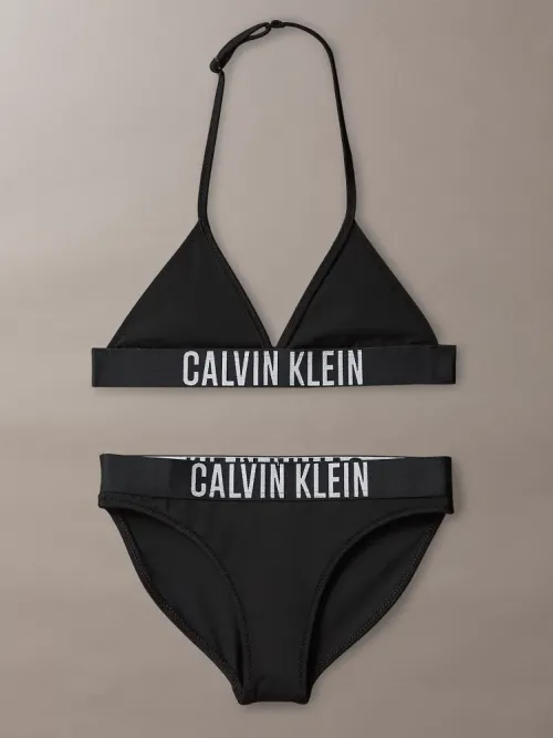 Calvin Klein Μαύρο Triangle Bikini Set