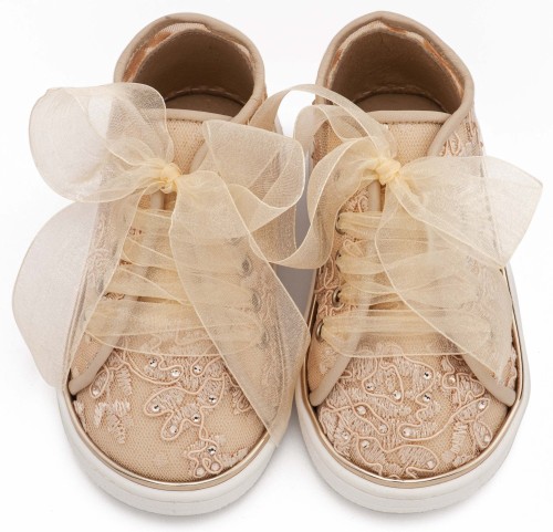 Sneaker από Ύφασμα Φιλντιρέ Λουλούδια
