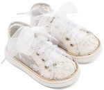 Sneaker από Ύφασμα Φιλντιρέ Λουλούδια