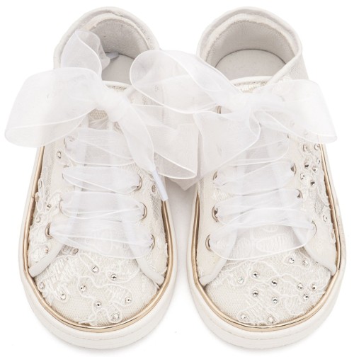 Sneaker από Ύφασμα Φιλντιρέ Λουλούδια