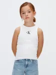 Calvin Klein Λευκό Logo Tank Top 
