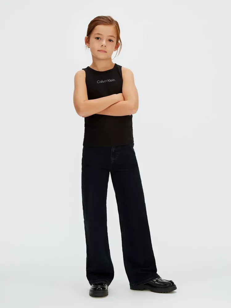 Calvin Klein Μαύρο Punto Τοπ