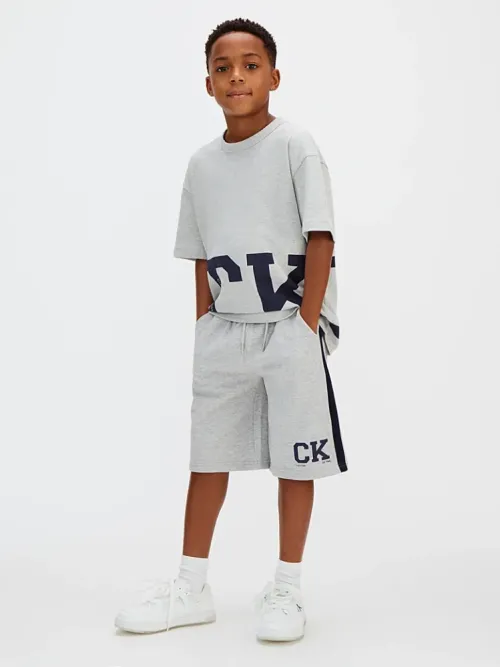 Calvin Klein Γκρι Βερμούδα Varsity