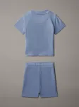 Calvin Klein Βρεφικό Σετ Σορτς και T-Shirt Γαλάζιο