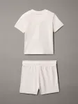 Calvin Klein Βρεφικό Σετ Σορτς και T-Shirt Ροζ