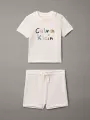 Calvin Klein Βρεφικό Σετ Σορτς και T-Shirt Ροζ