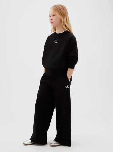Calvin Klein Φαρδύ Φούτερ Μαύρο Παντελόνι