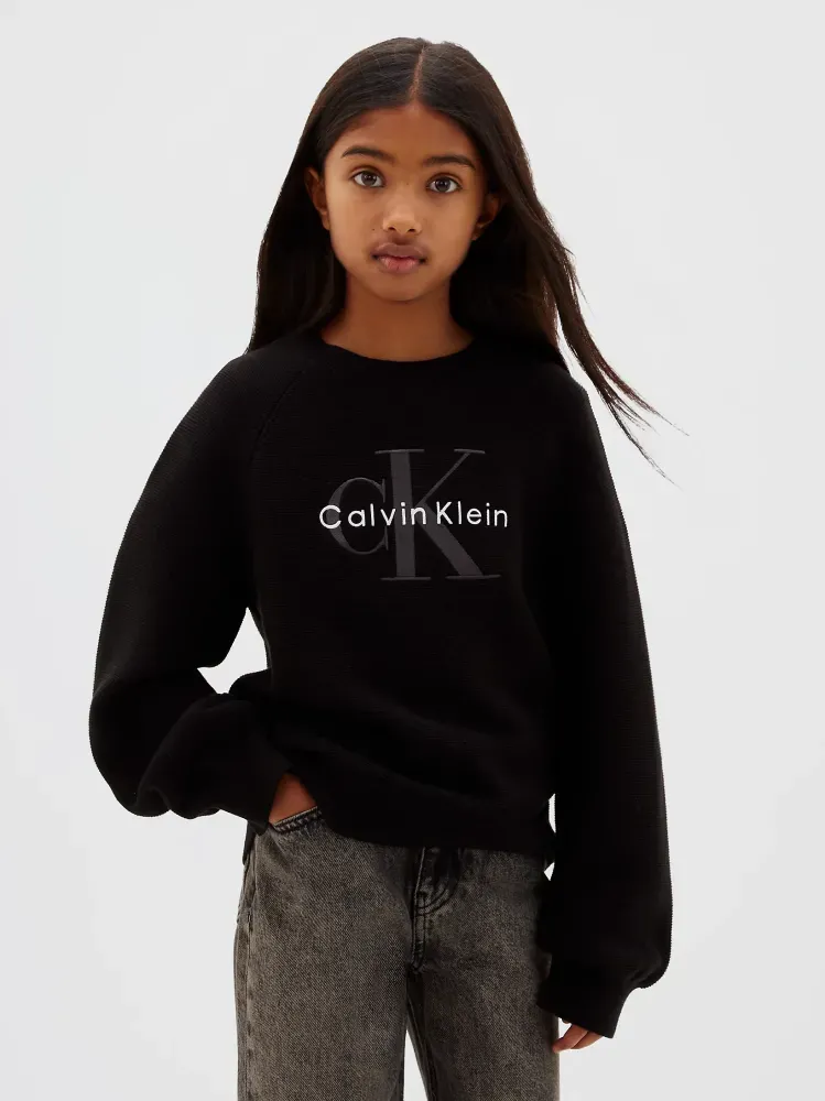 Calvin Klein Πλεκτή Μπλούζα Fashion Monologo