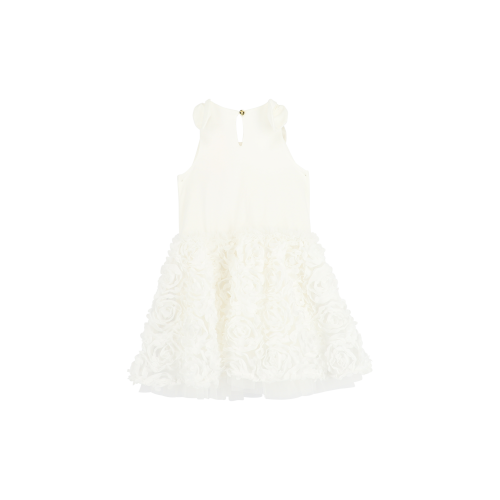 Angel's Face Φόρεμα με τρισδιάστατα λουλούδια Lauren Λευκό