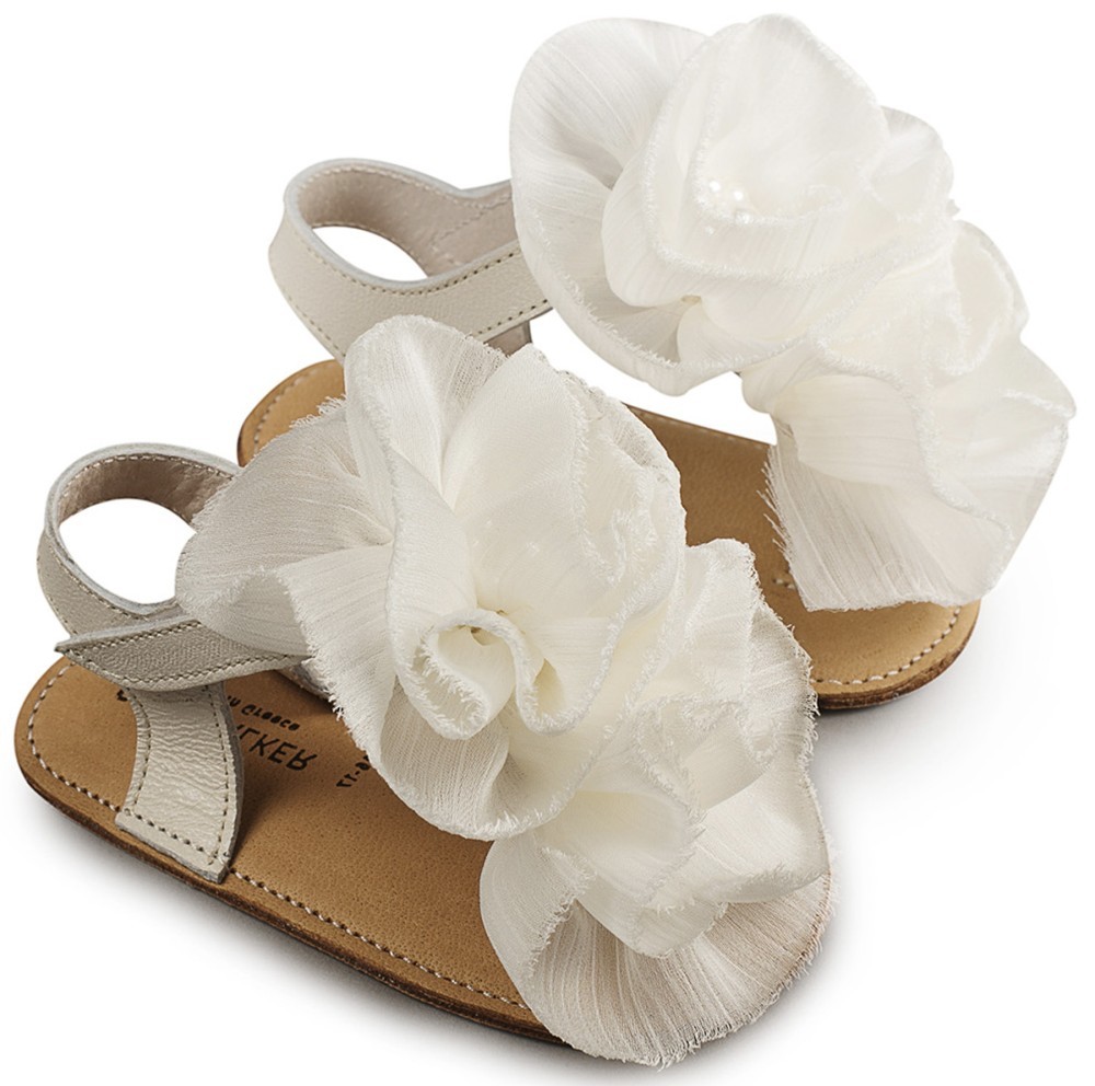 Πέδιλο με Chiffon Λουλούδια